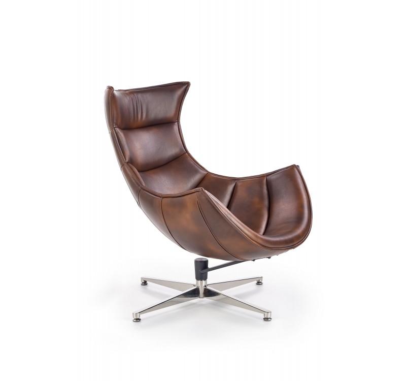 Πολυθρόνα  Luxor 86 x 84 x 96  Σκούρο καφέ DIOMMI V-CH-LUXOR-FOT-C.BRĄZOWY 60-21457