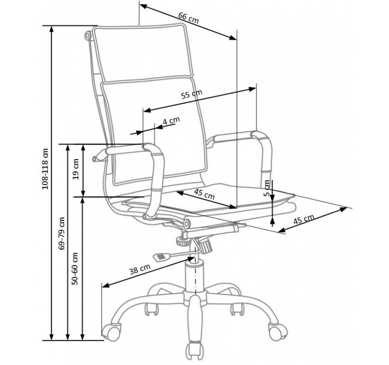 MANTUS chair color: black DIOMMI V-CH-MANTUS-FOT-CZARNY