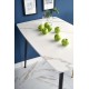 MARCO table, color: top - white marble, legs - black DIOMMI V-CH-MARCO-ST