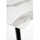 MARCO table, color: top - white marble, legs - black DIOMMI V-CH-MARCO-ST
