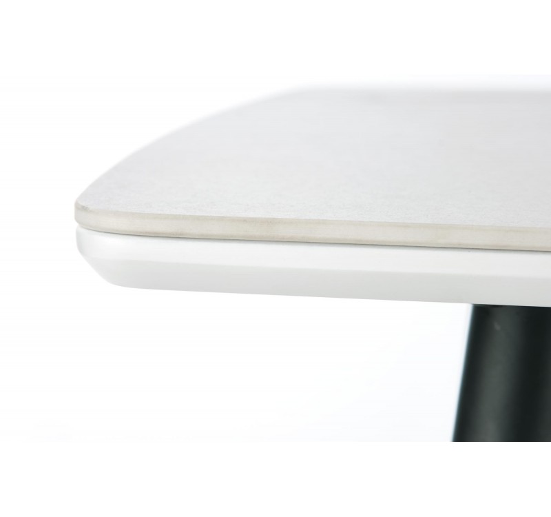 MARCO table, color: top - white marble, legs - black DIOMMI V-CH-MARCO-ST