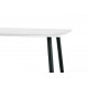 MARCO table, color: top - white marble, legs - black DIOMMI V-CH-MARCO-ST