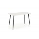 MARCO table, color: top - white marble, legs - black DIOMMI V-CH-MARCO-ST