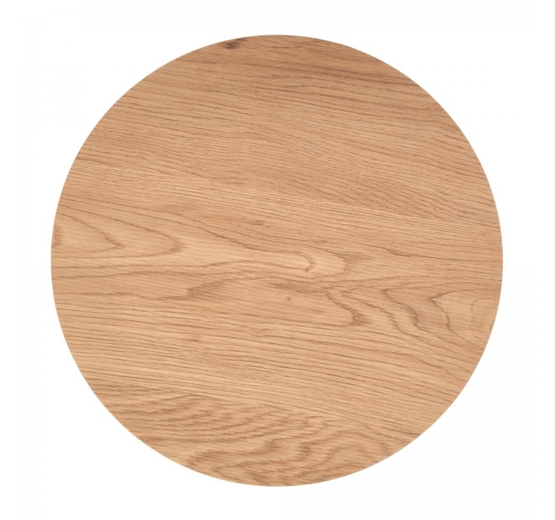 MENTONA 2, set of two coffee tables, color: golden oak / black DIOMMI V-CH-MENTONA_2-LAW