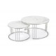 MERCURY set of 2 c. tables DIOMMI V-CH-MERCURY_2-LAW