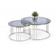 MERCURY set of 2 c. tables DIOMMI V-CH-MERCURY-LAW