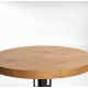 MERCY extension table, color: top - golden oak, legs - black DIOMMI V-CH-MERCY-ST