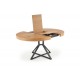 MERCY extension table, color: top - golden oak, legs - black DIOMMI V-CH-MERCY-ST