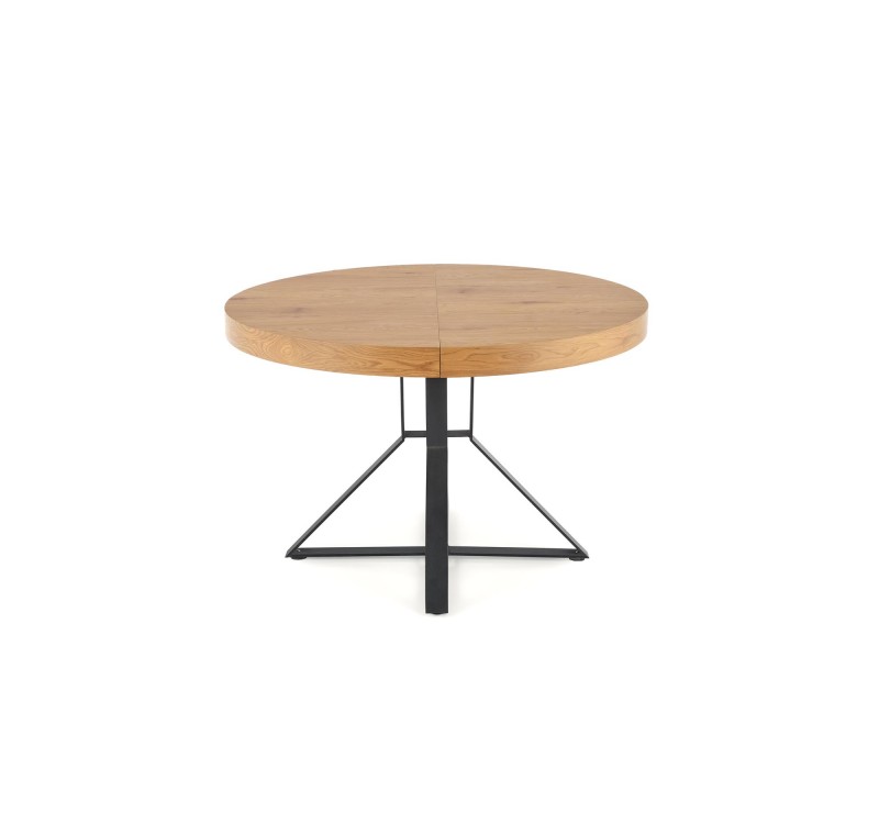 MERCY extension table, color: top - golden oak, legs - black DIOMMI V-CH-MERCY-ST