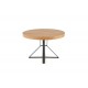 MERCY extension table, color: top - golden oak, legs - black DIOMMI V-CH-MERCY-ST