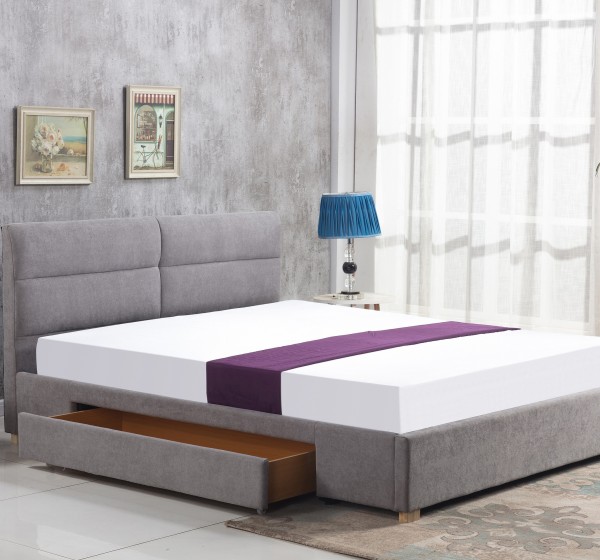 MERIDA bed, color: light grey DIOMMI V-CH-MERIDA-LOZ-J.POPIEL