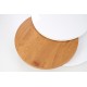 MICHELLE c. table, color: white / golden oak DIOMMI V-CH-MICHELLE-LAW-DĄB_ZŁOTY