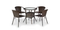 MIDAS table color: dark brown DIOMMI V-CH-MIDAS-ST