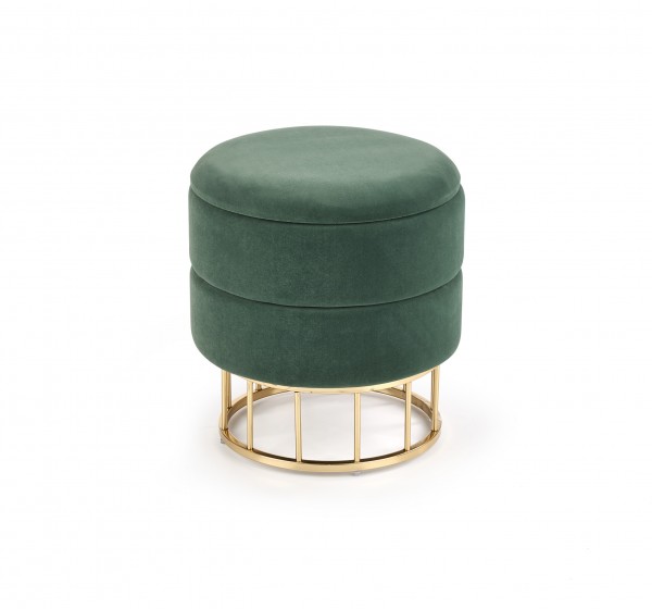 MINTY stool, color: dark green DIOMMI V-CH-MINTY-PUFA-C.ZIELONY