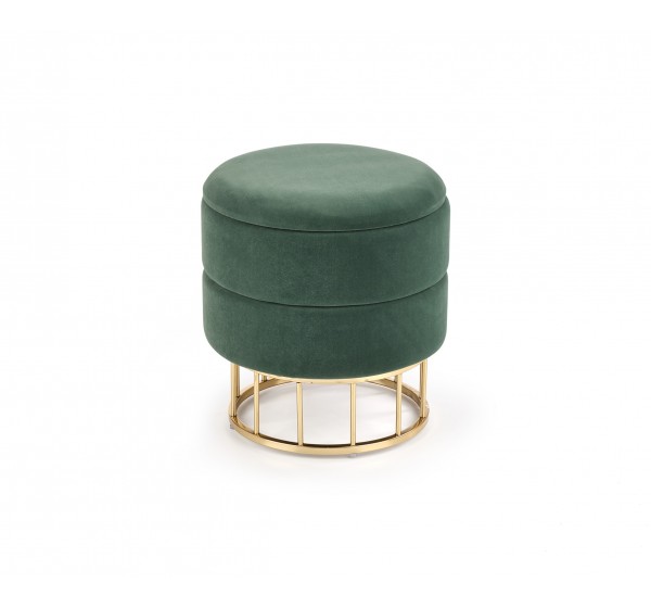 MINTY stool, color: dark green DIOMMI V-CH-MINTY-PUFA-C.ZIELONY