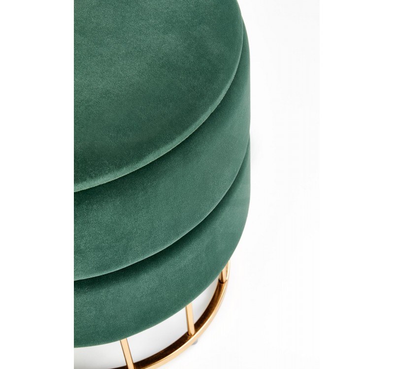 MINTY stool, color: dark green DIOMMI V-CH-MINTY-PUFA-C.ZIELONY