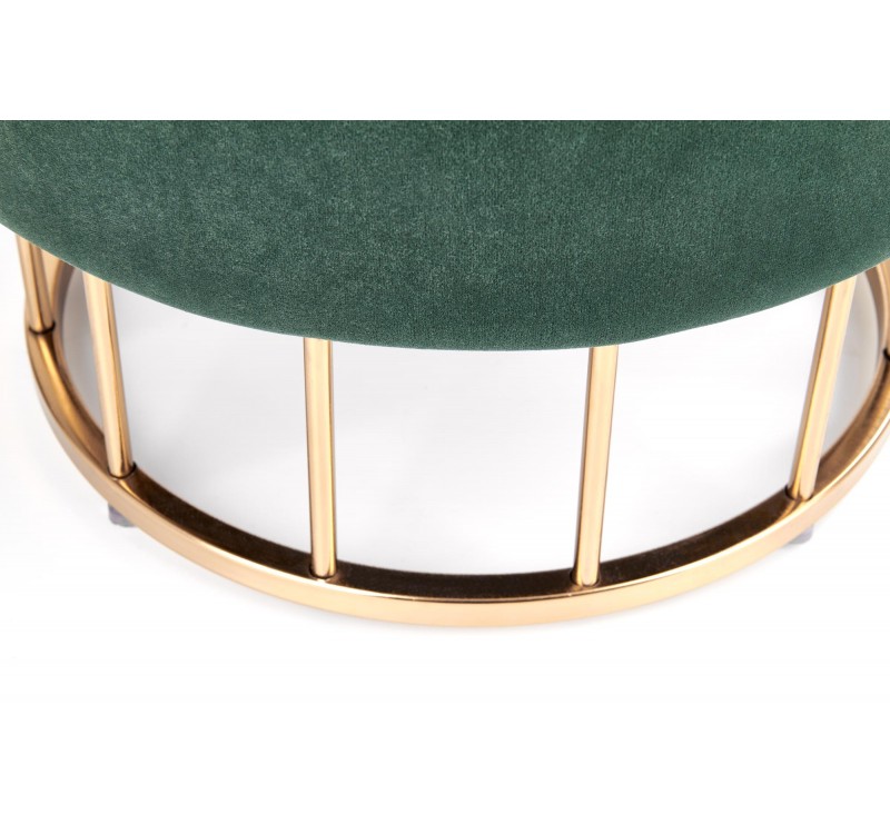 MINTY stool, color: dark green DIOMMI V-CH-MINTY-PUFA-C.ZIELONY