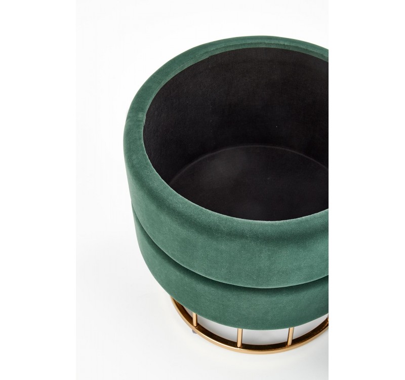 MINTY stool, color: dark green DIOMMI V-CH-MINTY-PUFA-C.ZIELONY
