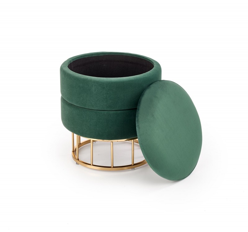 MINTY stool, color: dark green DIOMMI V-CH-MINTY-PUFA-C.ZIELONY