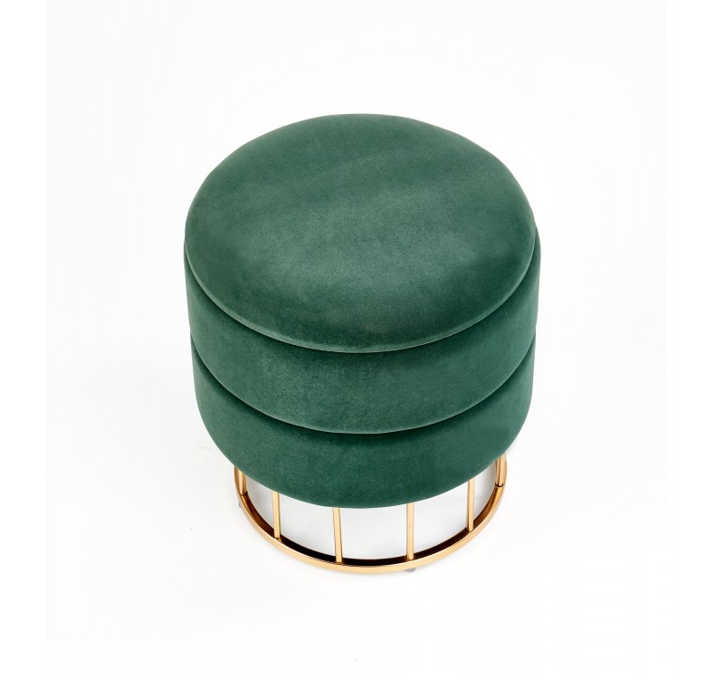 MINTY stool, color: dark green DIOMMI V-CH-MINTY-PUFA-C.ZIELONY
