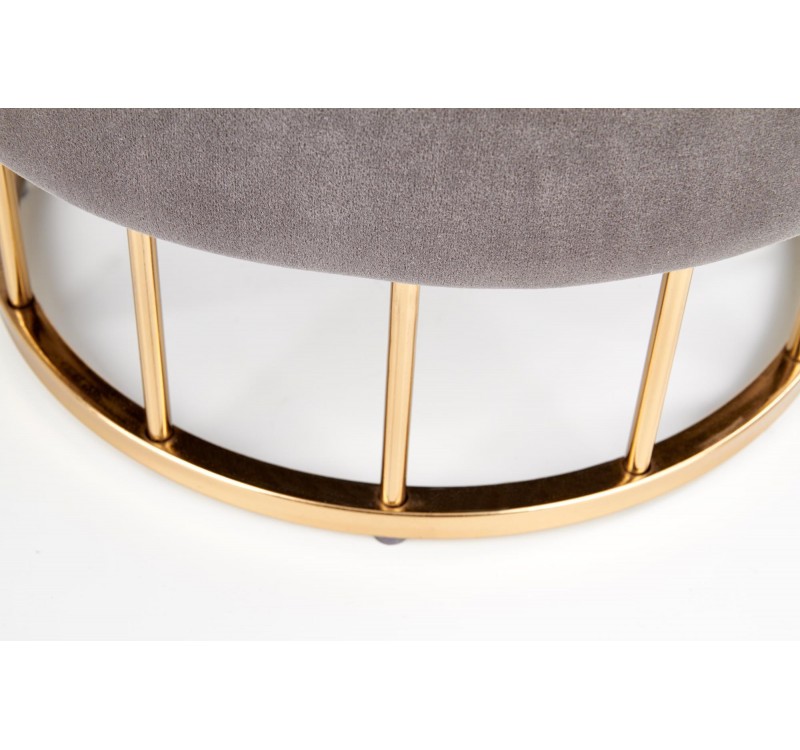 MINTY stool, color: grey DIOMMI V-CH-MINTY-PUFA-POPIEL