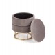 MINTY stool, color: grey DIOMMI V-CH-MINTY-PUFA-POPIEL