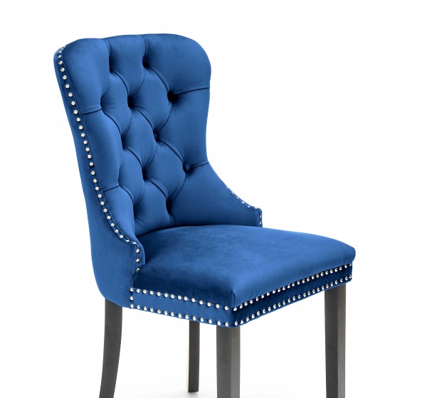 MIYA chair black/dark blue DIOMMI V-CH-MIYA-KR-GRANATOWY