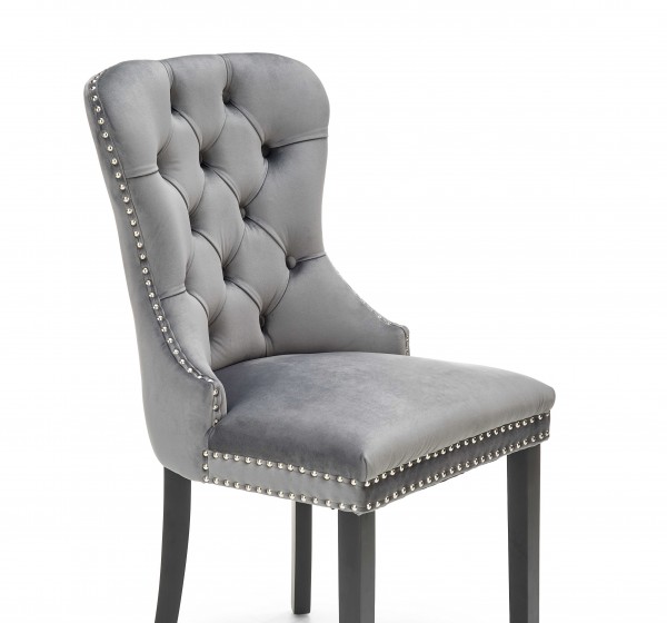 MIYA chair black/grey DIOMMI V-CH-MIYA-KR-POPIEL