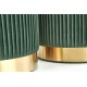MONTY set of two stools: color: dark green DIOMMI V-CH-MONTY-PUFA-C.ZIELONY