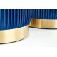 MONTY set of two stools: color: dark blue DIOMMI V-CH-MONTY-PUFA-GRANATOWY