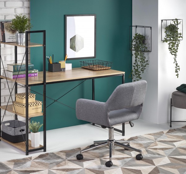 NARVIK B1 desk DIOMMI V-CH-NARVIK-B1-CZARNY/SONOMA