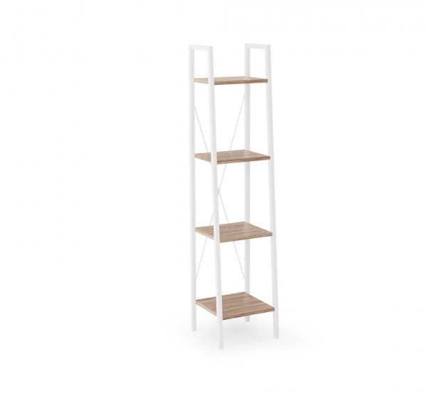 NARVIK REG1 shelving white / sonoma oak DIOMMI V-CH-NARVIK-REG1-BIAŁY/SONOMA