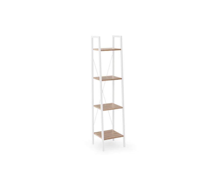 NARVIK REG1 shelving white / sonoma oak DIOMMI V-CH-NARVIK-REG1-BIAŁY/SONOMA
