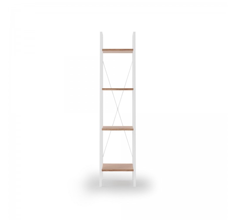 NARVIK REG1 shelving white / sonoma oak DIOMMI V-CH-NARVIK-REG1-BIAŁY/SONOMA