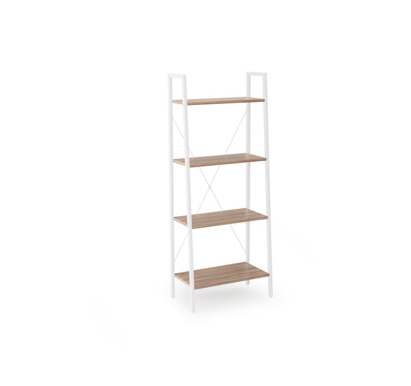 NARVIK REG2 shelving white / sonoma oak DIOMMI V-CH-NARVIK-REG2-BIAŁY/SONOMA