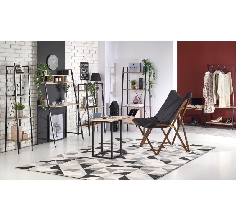 NARVIK REG2 shelving DIOMMI V-CH-NARVIK-REG2-CZARNY/SONOMA