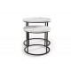 OREO set of two c. tables - white marble / black DIOMMI V-CH-OREO-LAW-BIAŁY_MARMUR