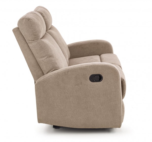 OSLO 2S sofa with recliner fucntion color: beige DIOMMI V-CH-OSLO_2S-SOFA-BEŻOWY