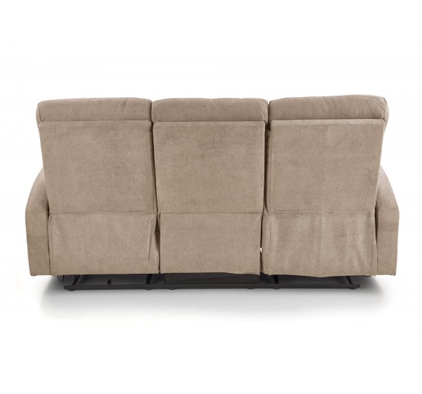 OSLO 3S sofa with recliner function color: beige DIOMMI V-CH-OSLO_3S-SOFA-BEŻOWY