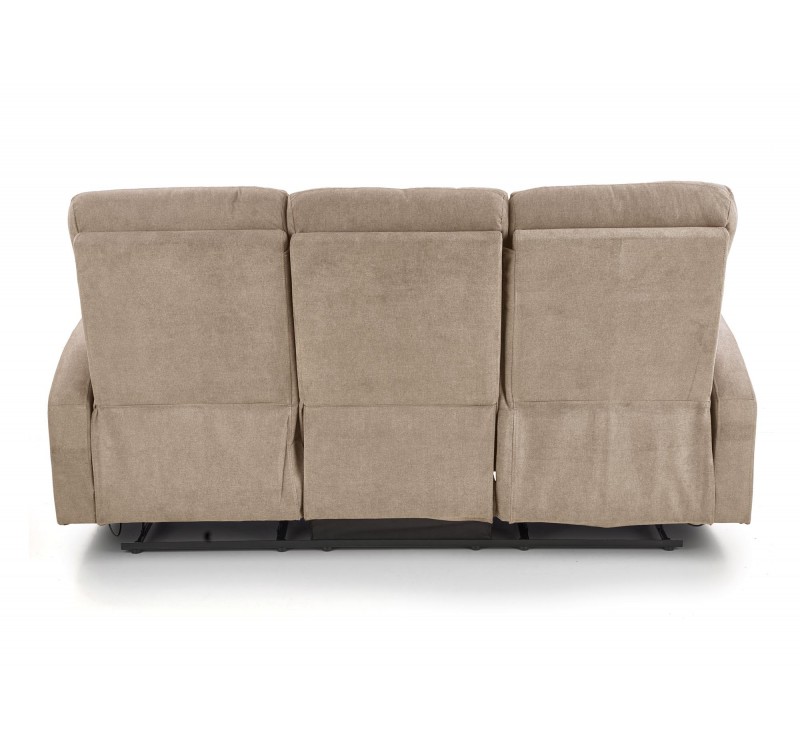 OSLO 3S sofa with recliner function color: beige DIOMMI V-CH-OSLO_3S-SOFA-BEŻOWY