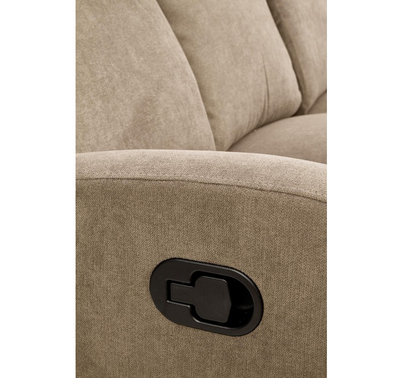 OSLO 3S sofa with recliner function color: beige DIOMMI V-CH-OSLO_3S-SOFA-BEŻOWY