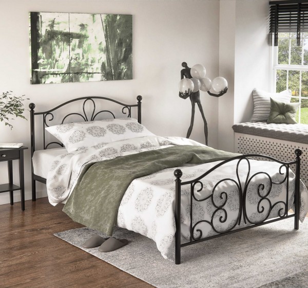 PANAMA bed DIOMMI V-CH-PANAMA_120-LOZ-CZARNY