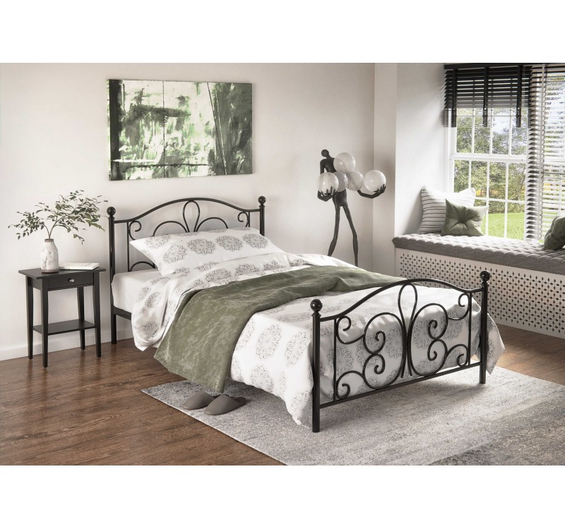 PANAMA bed DIOMMI V-CH-PANAMA_120-LOZ-CZARNY