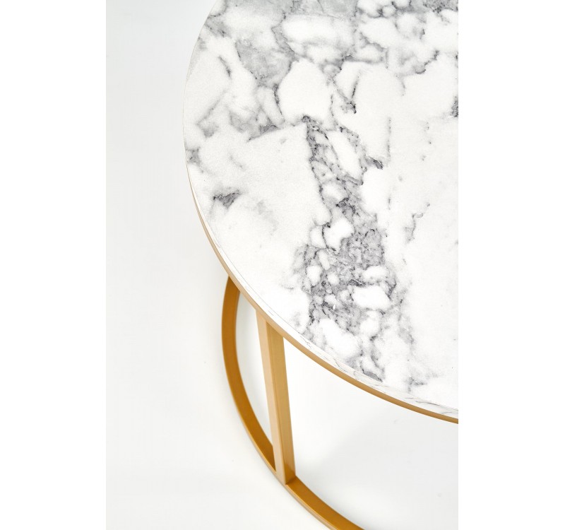 PAOLA set of 2 c. tables DIOMMI V-CH-PAOLA-LAW-ZŁOTY