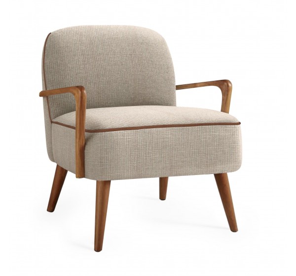 PASTORE leisure armchair  light beige / light walnut DIOMMI V-CH-PASTORE-FOT