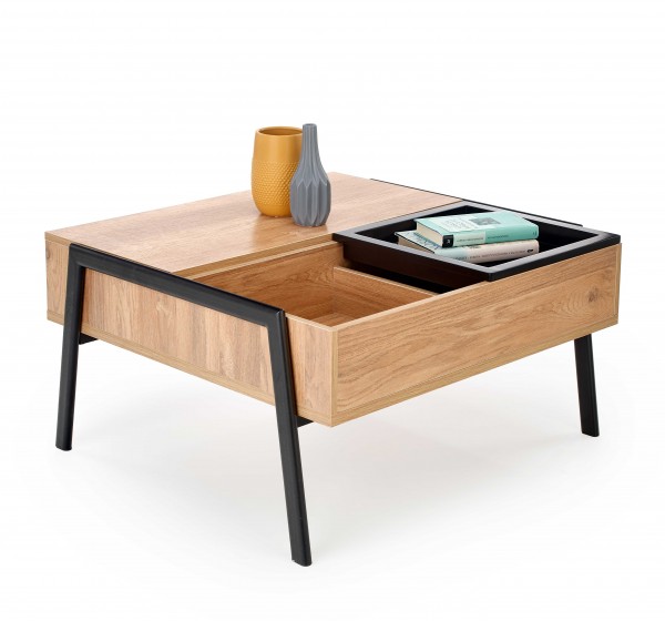PODIUM, c.table, natural / black DIOMMI V-CH-PODIUM-LAW