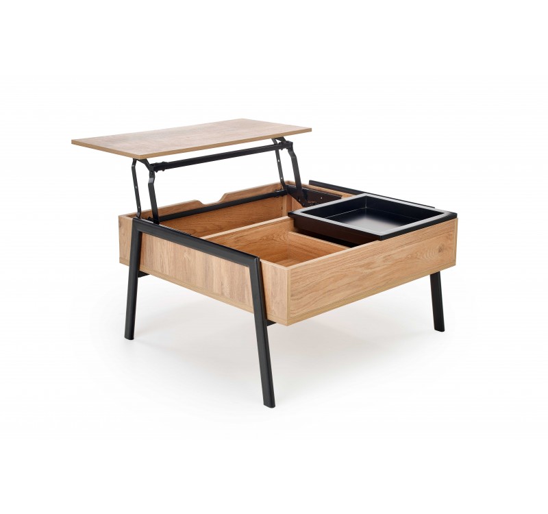 PODIUM, c.table, natural / black DIOMMI V-CH-PODIUM-LAW