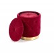 POLLY set of two stools, color: dark red DIOMMI V-CH-POLLY-PUFA-BORDOWY