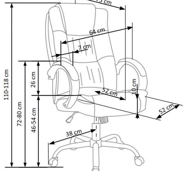 RELAX executive o.chair: beige DIOMMI V-CH-RELAX-FOT-BEŻOWY