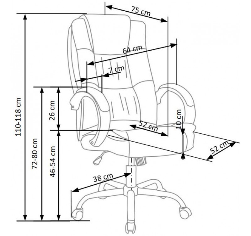 RELAX executive o.chair: beige DIOMMI V-CH-RELAX-FOT-BEŻOWY